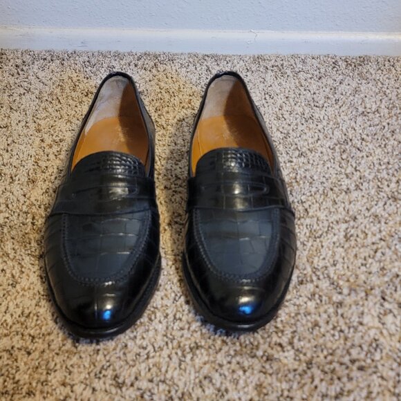 Mens Neiman Marcus by Mezlan ALLIGATOR Loafers 10.5 M main image 4